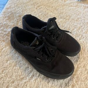 Women’s Black vans shoes 7.5